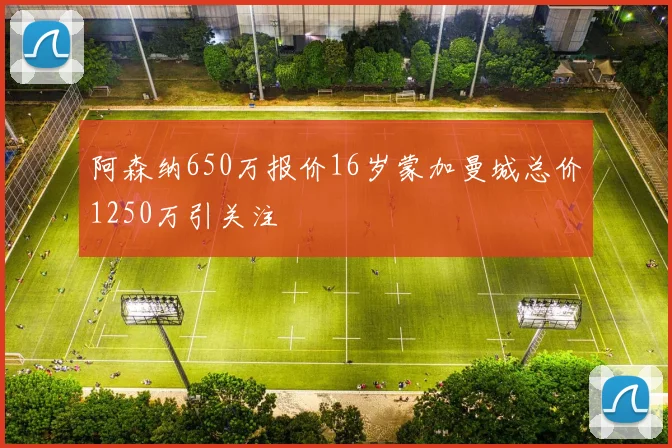 阿森纳650万报价16岁蒙加曼城总价1250万引关注